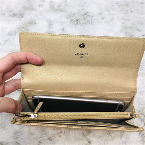 chanel folding wallet|authentic Chanel wallet on chain.